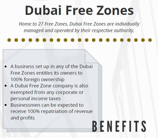 dubai economy and tourism free zone