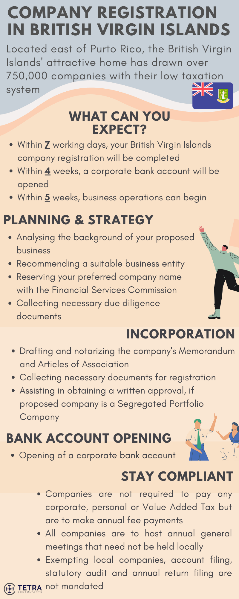 BVI Company Incorporation: Steps to Incorporate | Tetra Consultant