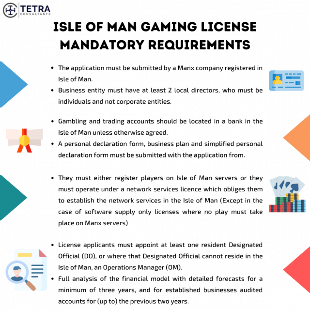 Requirements of isle of man gaming license
